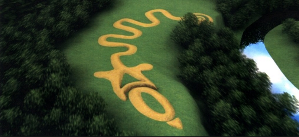 CERHAS rendering of Serpent Mound, from apps.ohiohistory.org