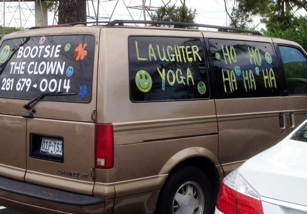 Old Chevy van of Bootsie the Clown 